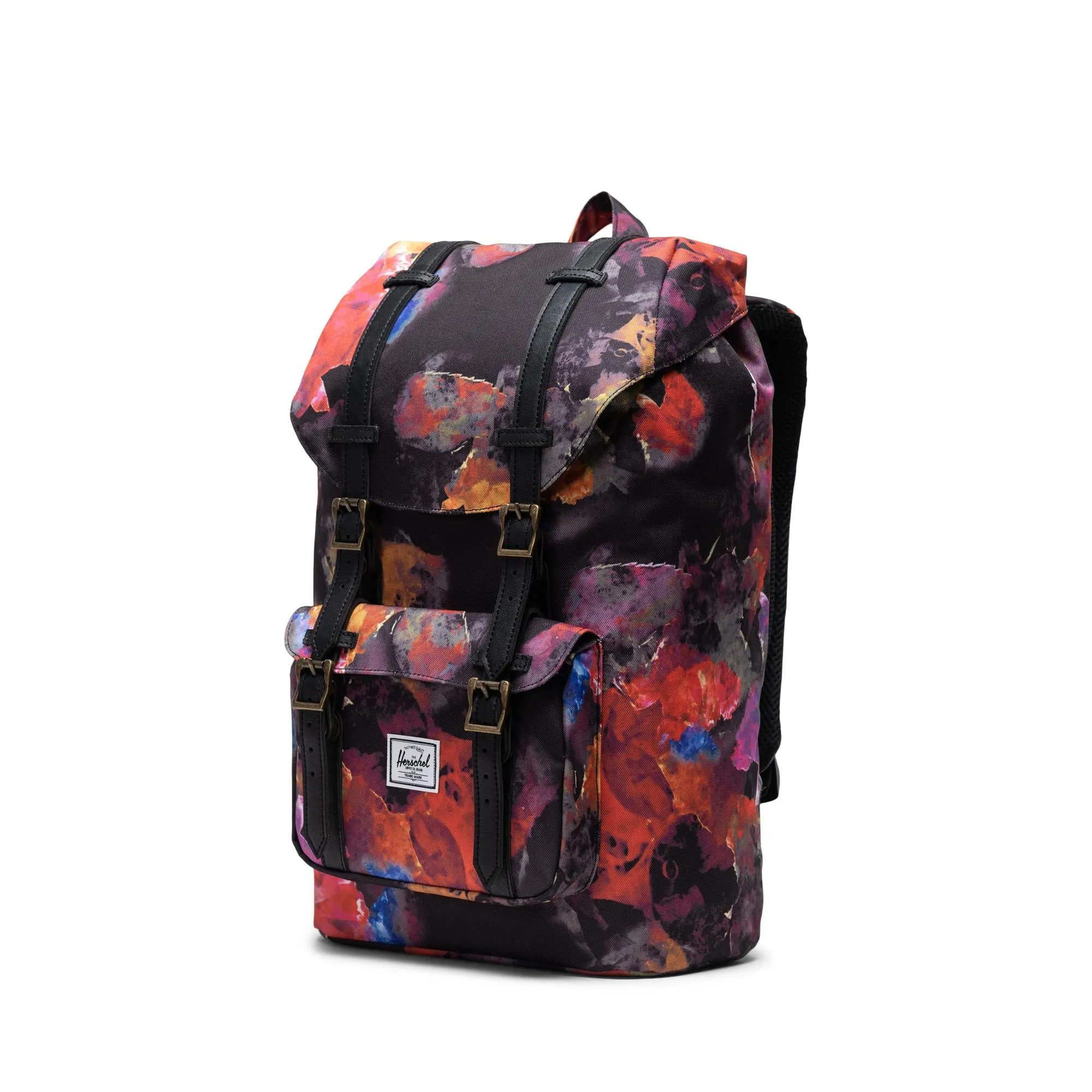 Mochila Herschel Little America Mid-Volume Watercolor Floral