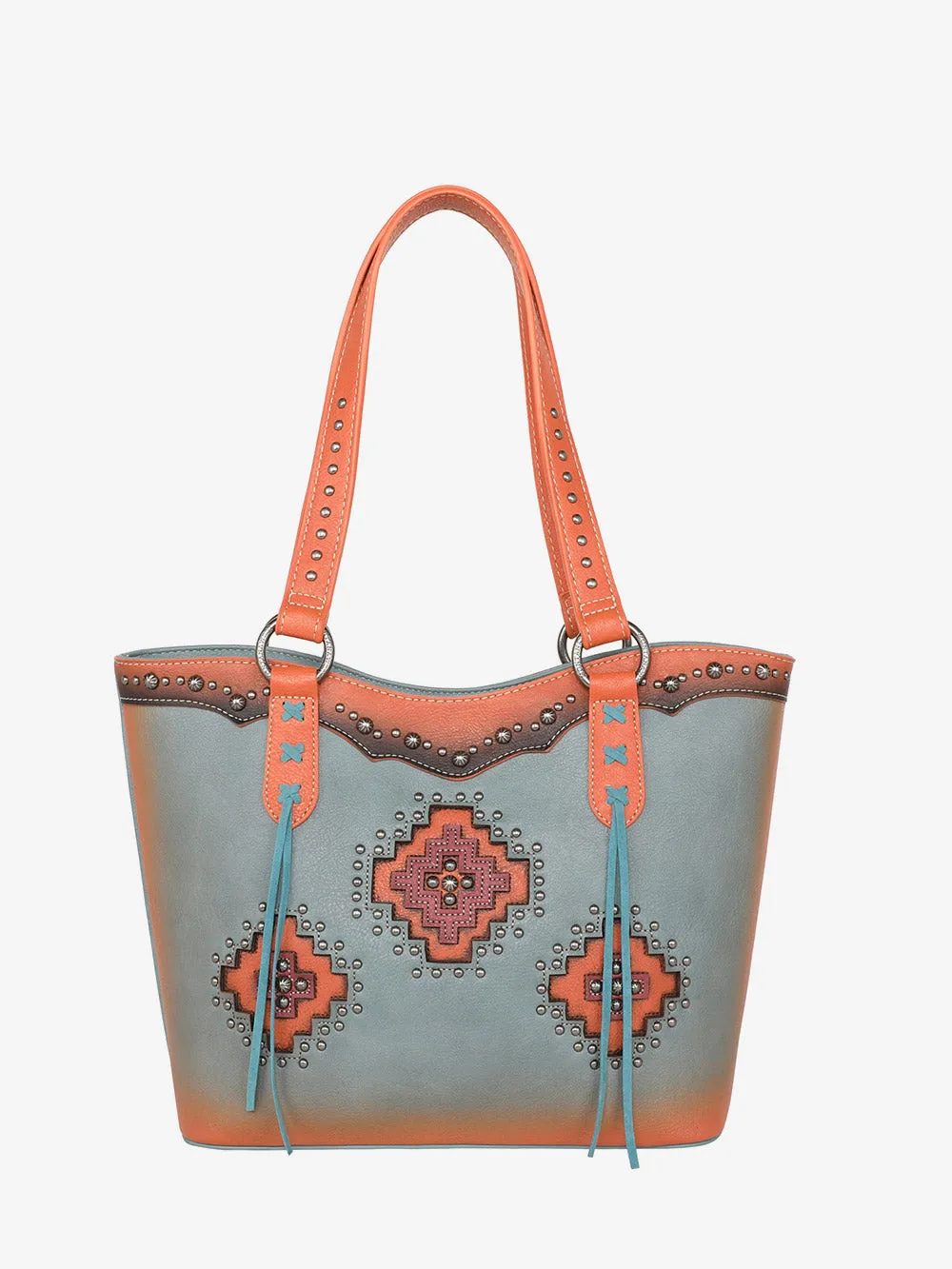 Montana West Cut-out Aztec Applique Concealed Carry Tote Set