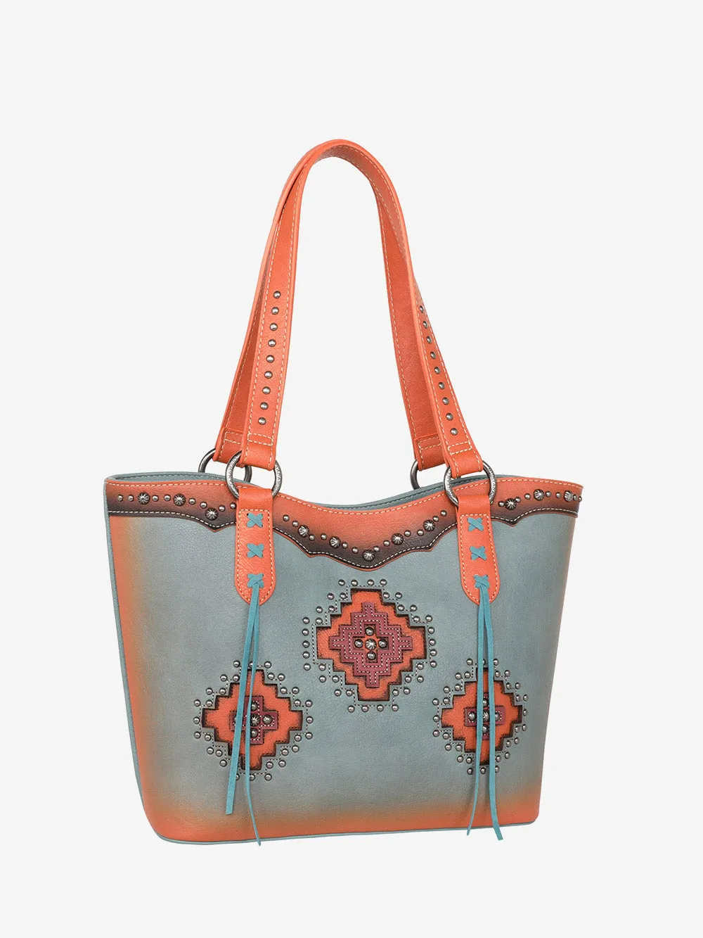 Montana West Cut-out Aztec Applique Concealed Carry Tote Set