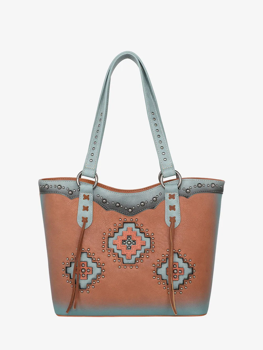 Montana West Cut-out Aztec Applique Concealed Carry Tote Set