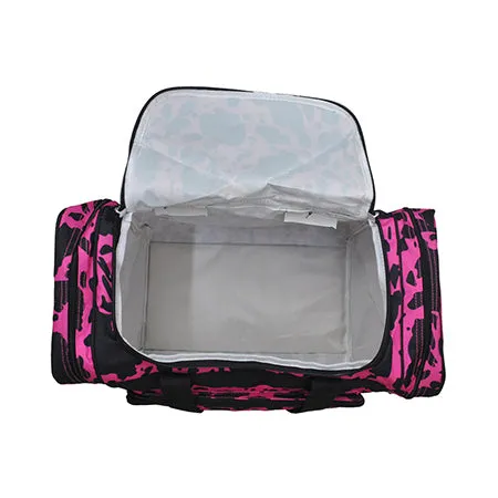 Neon Cow Hot Pink NGIL Canvas 20" Duffle Bag