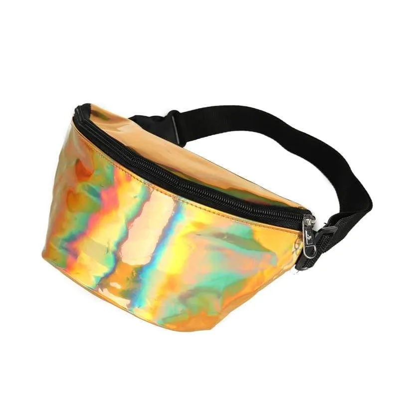 One pouch Gold Holographic Bumbag