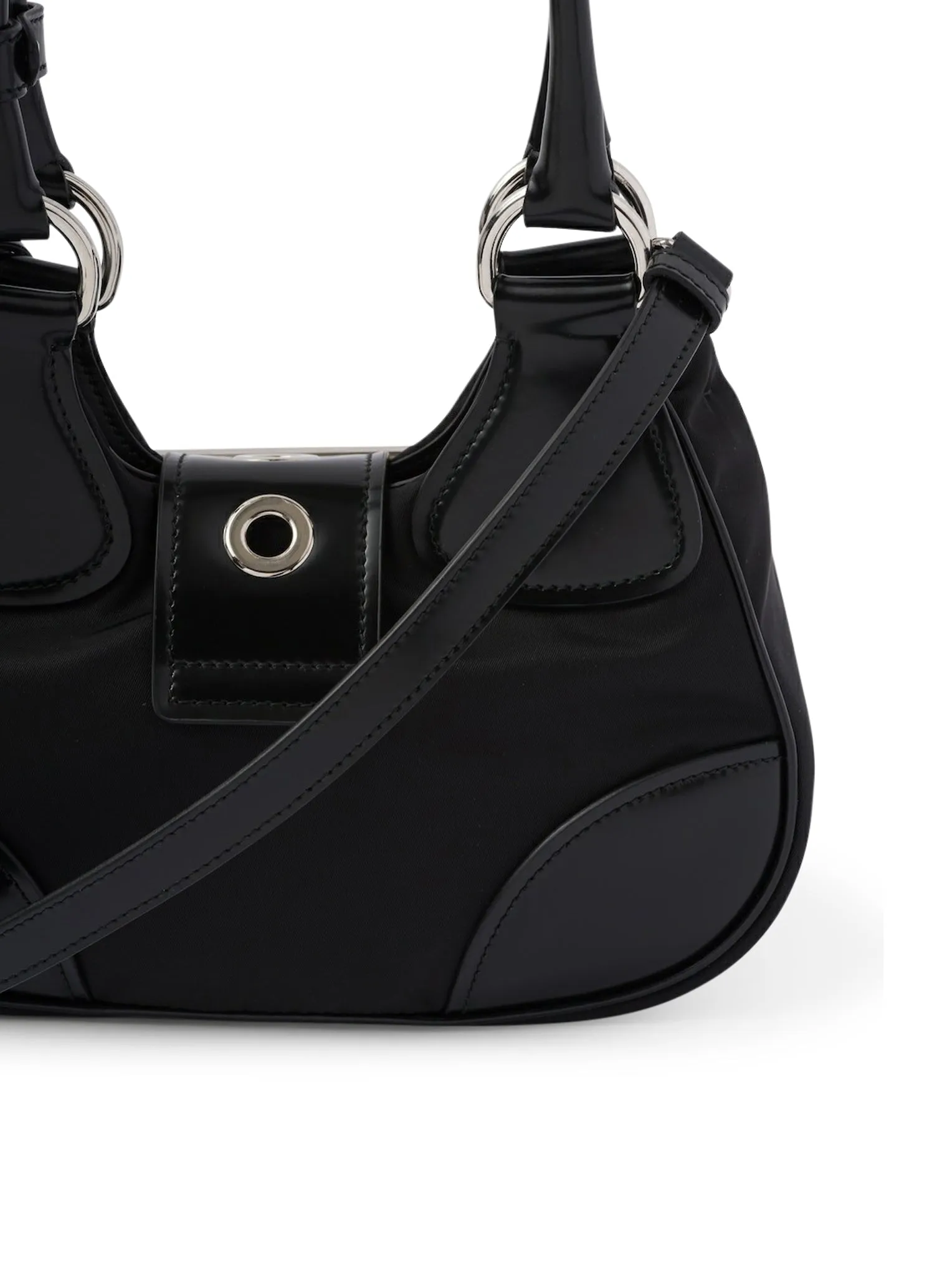 Prada Moon bag in Re-Nylon and leather