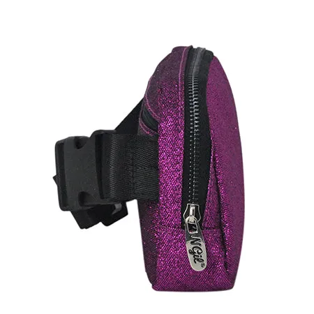 Purple Glitter NGIL Belt Bag