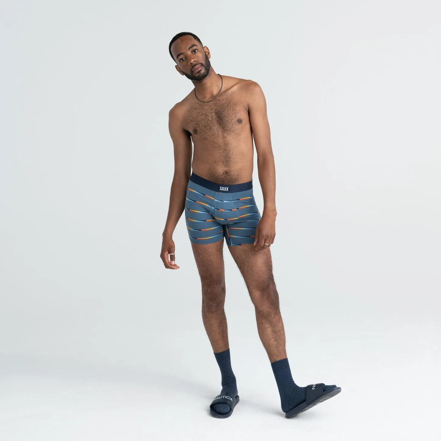 Saxx  Blue Flag Stripe Boxer Brief