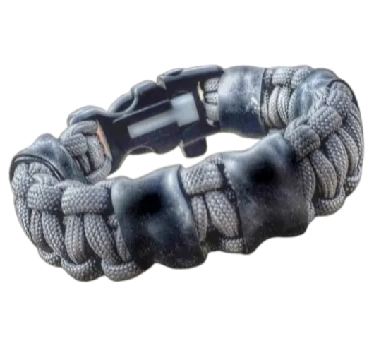 Scout Slimline: Minimalist's Paracord Bracelet for Survival Essentials - Fire, Cut, Shelter, Signal