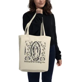 Sunheart Virgin of Guadalupe Tote Organic Cotton Religious Folk Art Book Bag