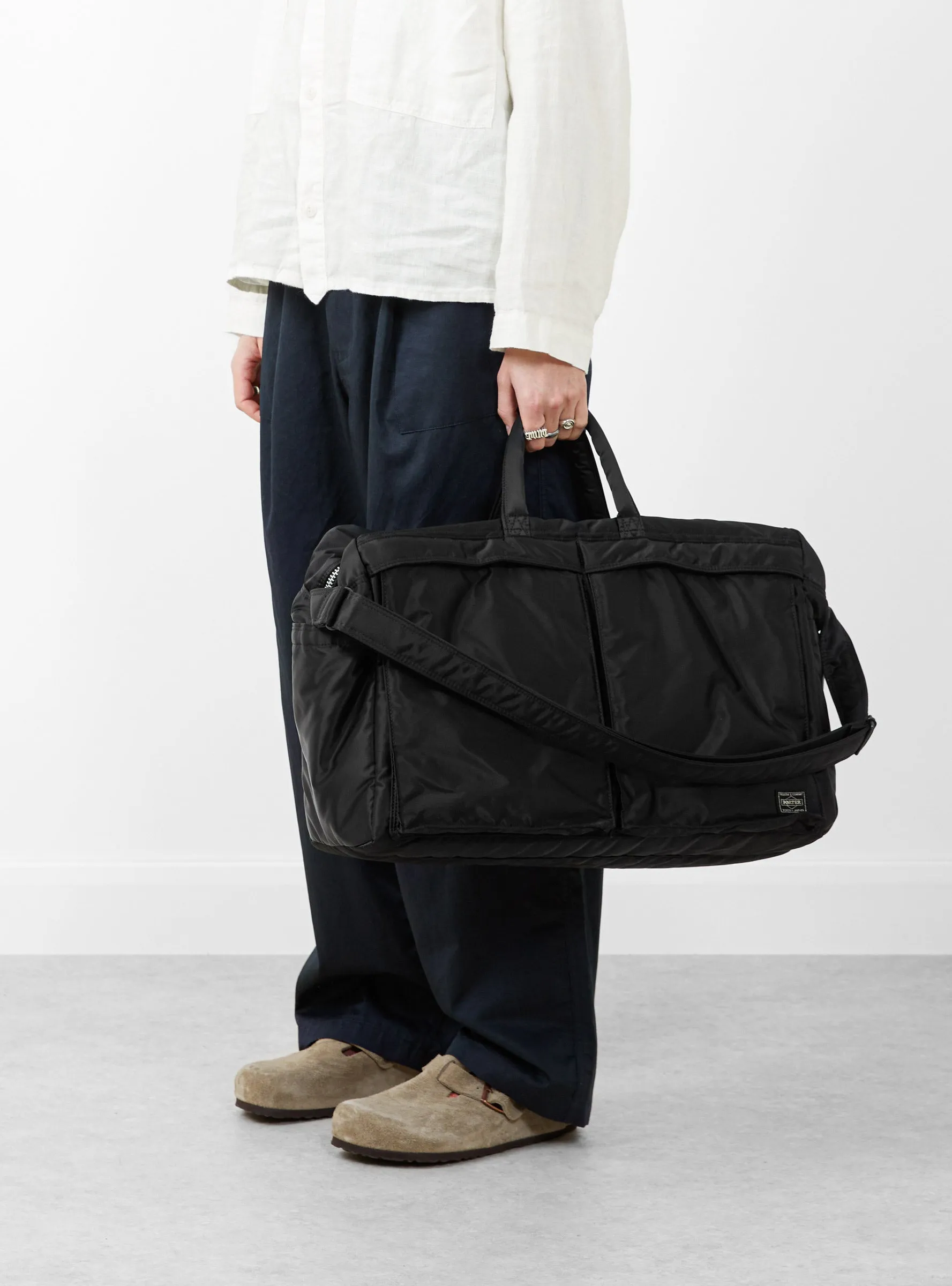 TANKER 2Way Duffle Bag (S) Black