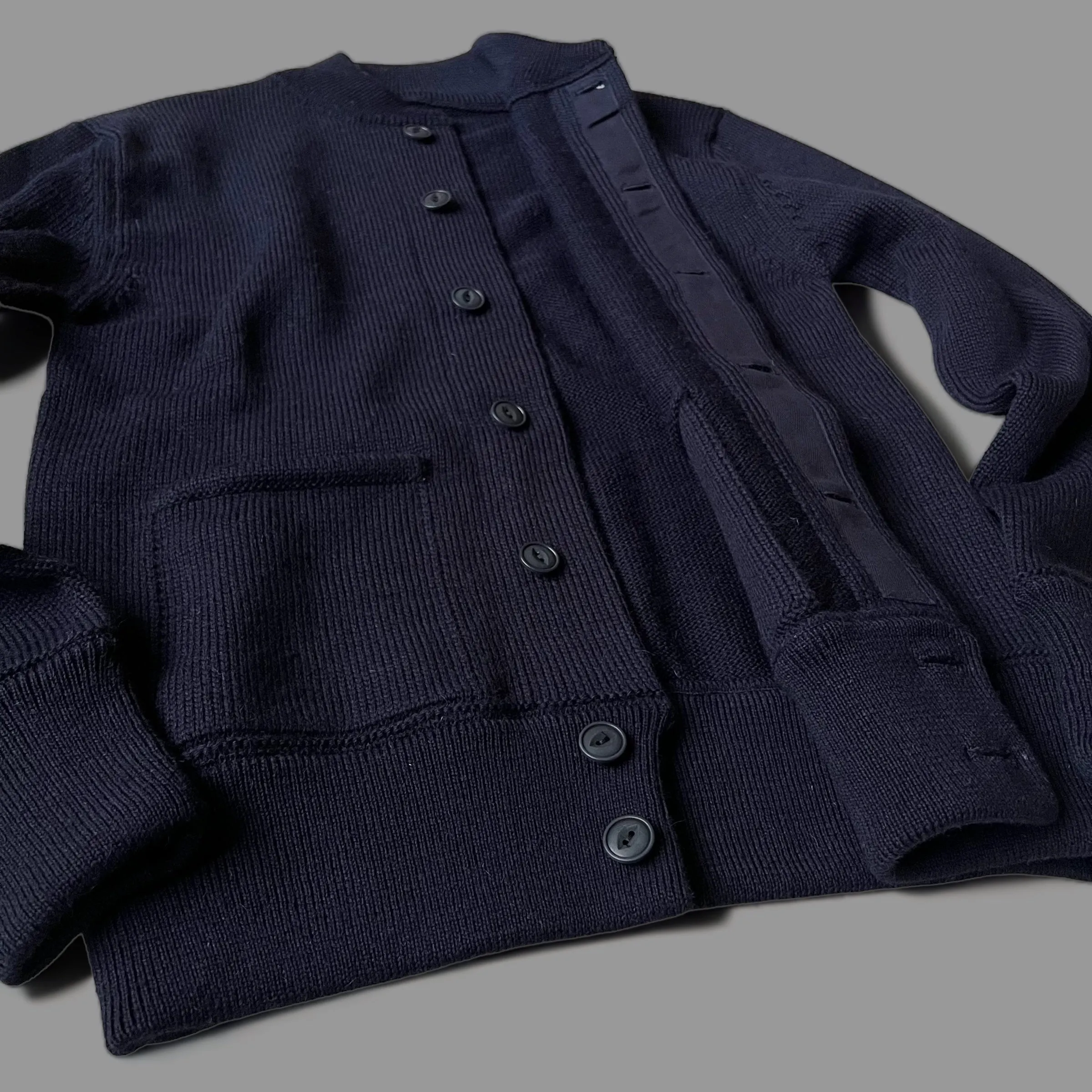 THE BRIG 2 CARDIGAN - NAVY