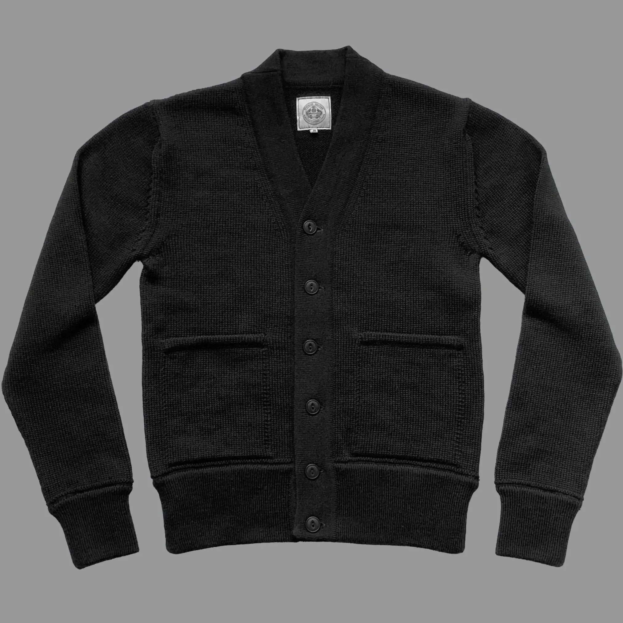 THE ENGINEER CARDIGAN - BLACK