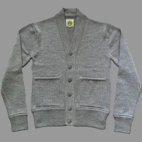 THE ENGINEER CARDIGAN - MID GREY