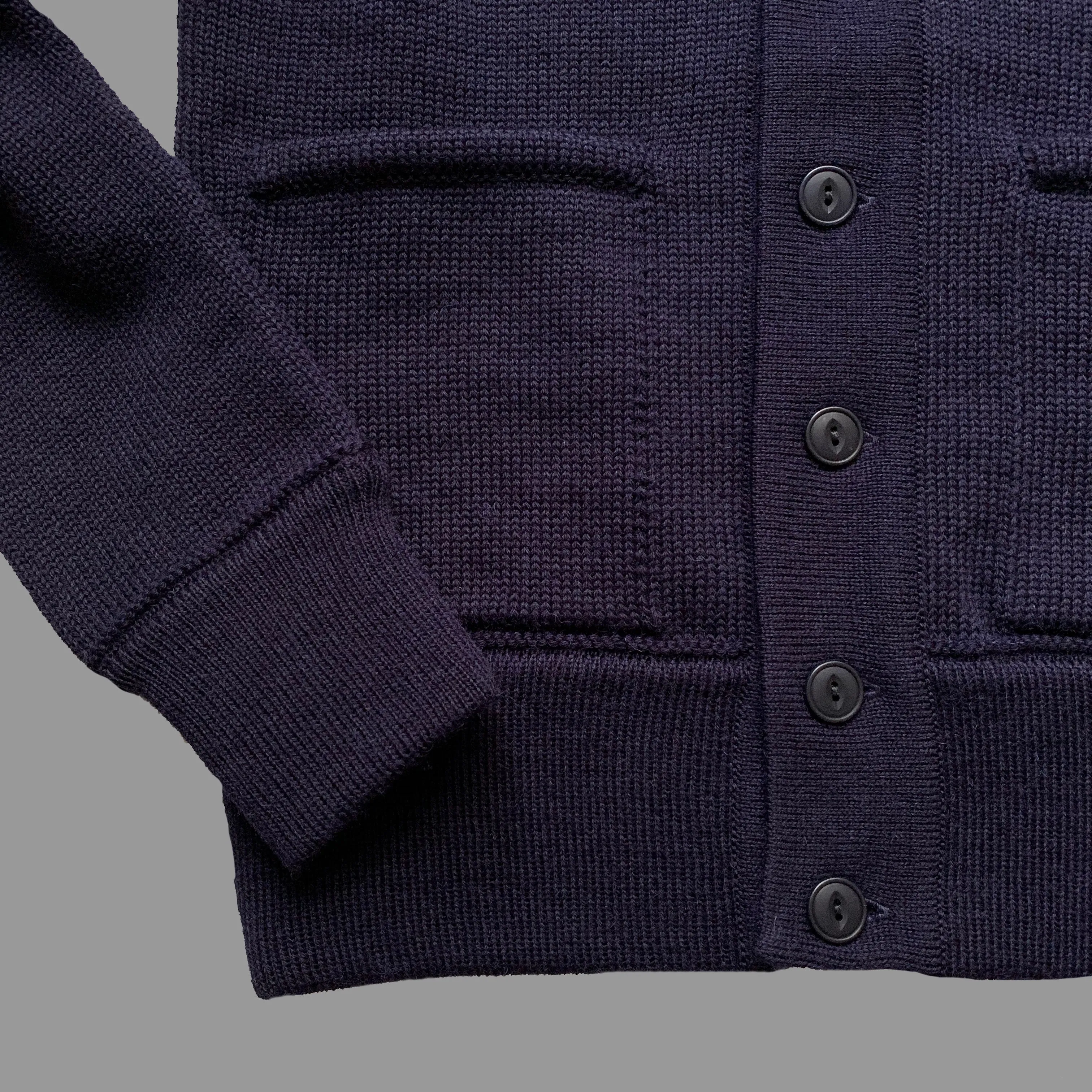 THE ENGINEER CARDIGAN - NAVY