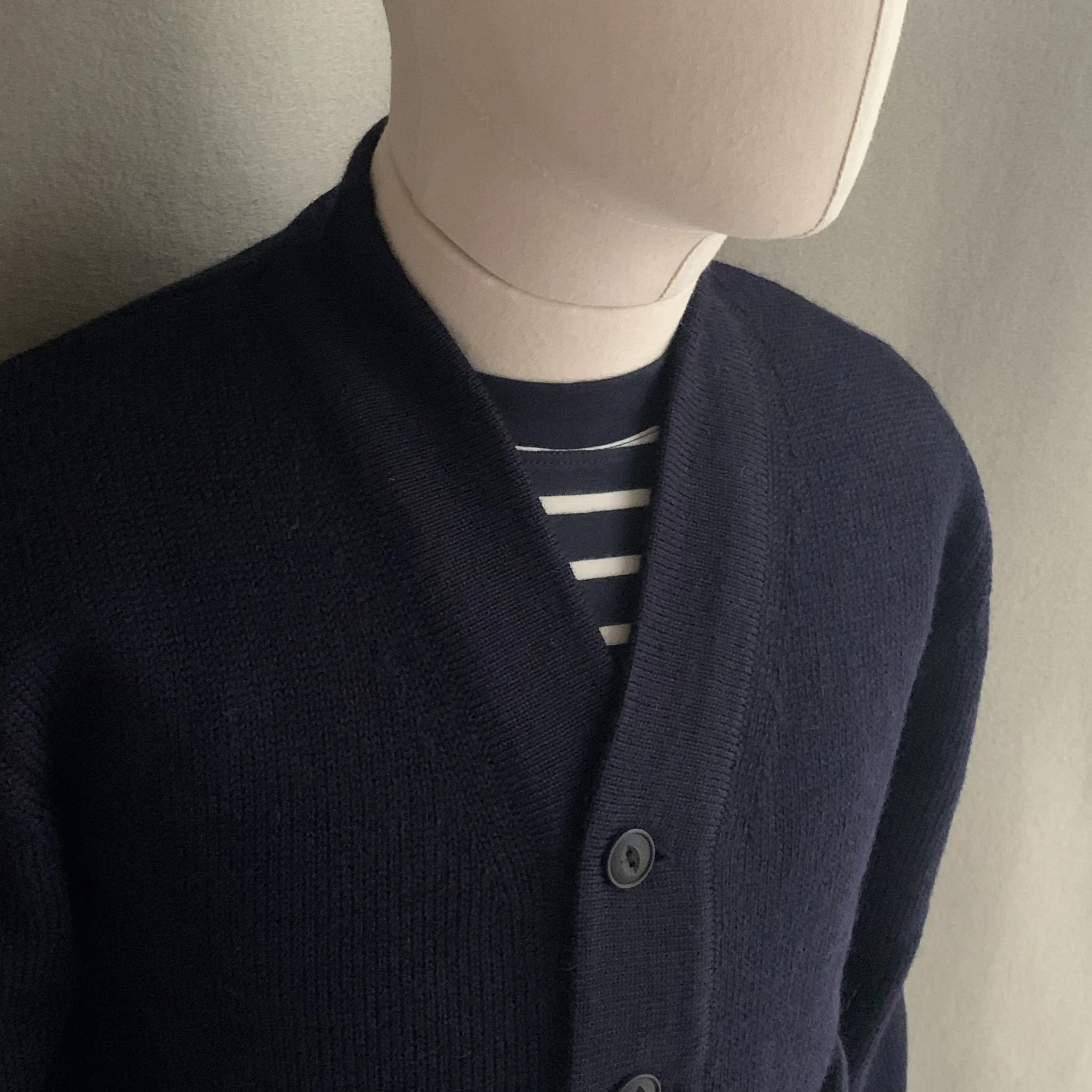 THE ENGINEER CARDIGAN - NAVY