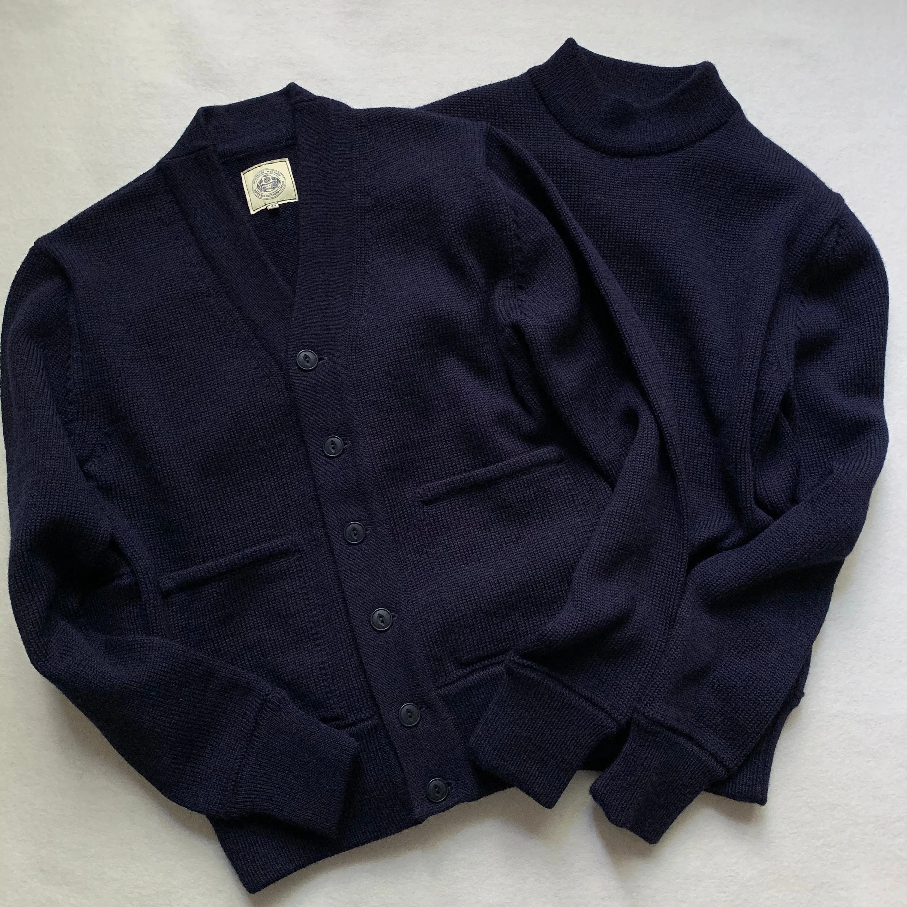 THE ENGINEER CARDIGAN - NAVY