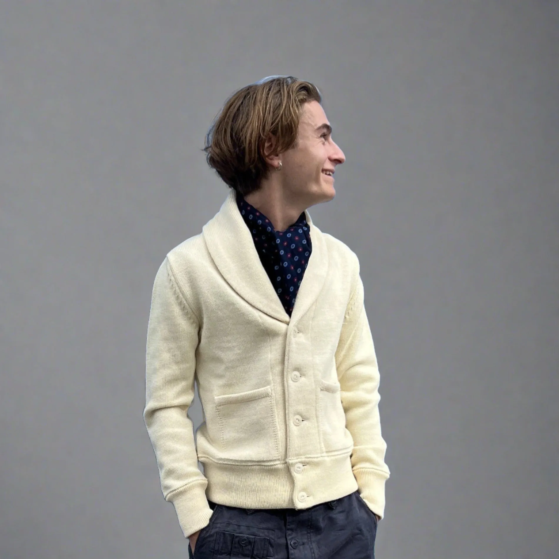 THE EXPLORER CARDIGAN - ECRU