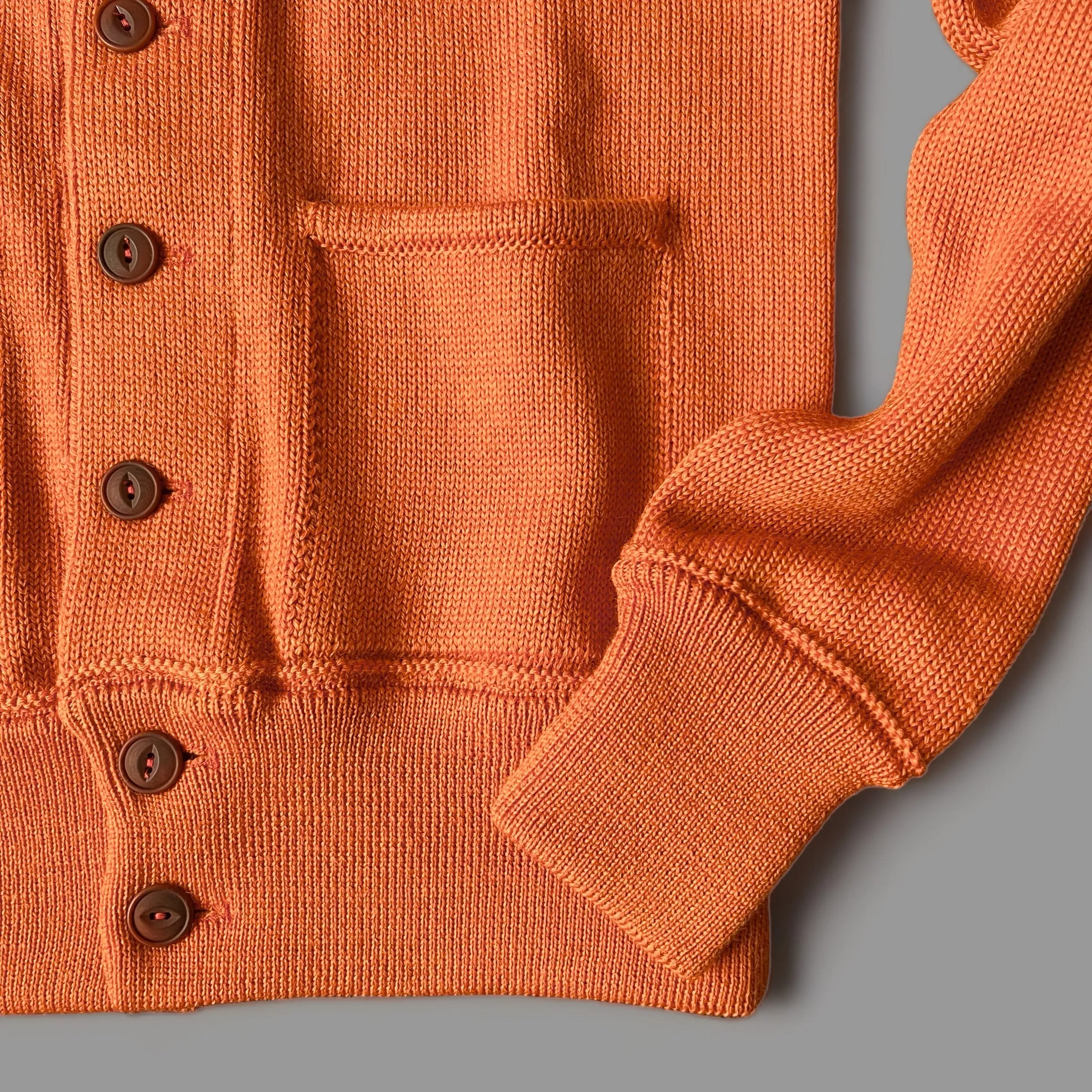 THE NEW VOYAGER CARDIGAN - ORANGE