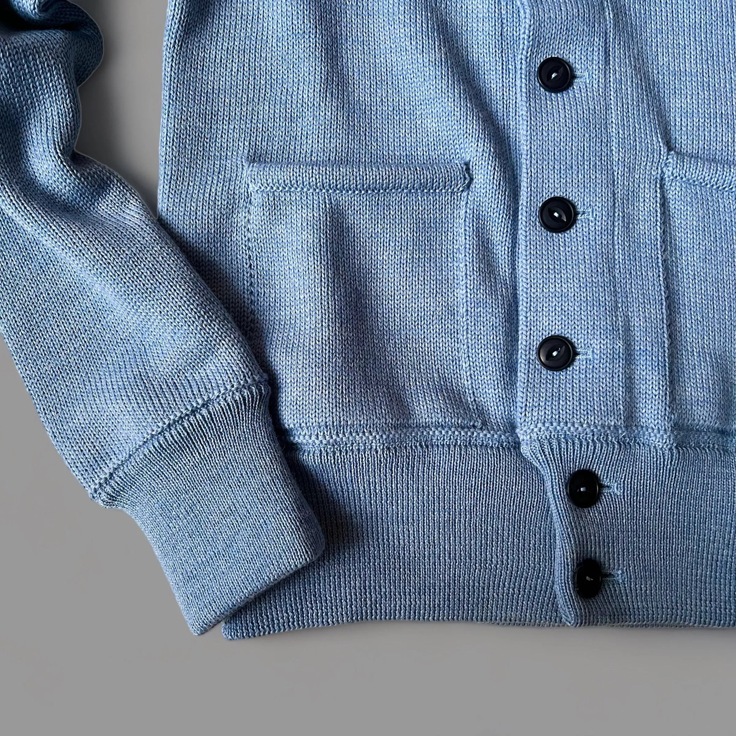 THE NEW VOYAGER CARDIGAN - SKY BLUE