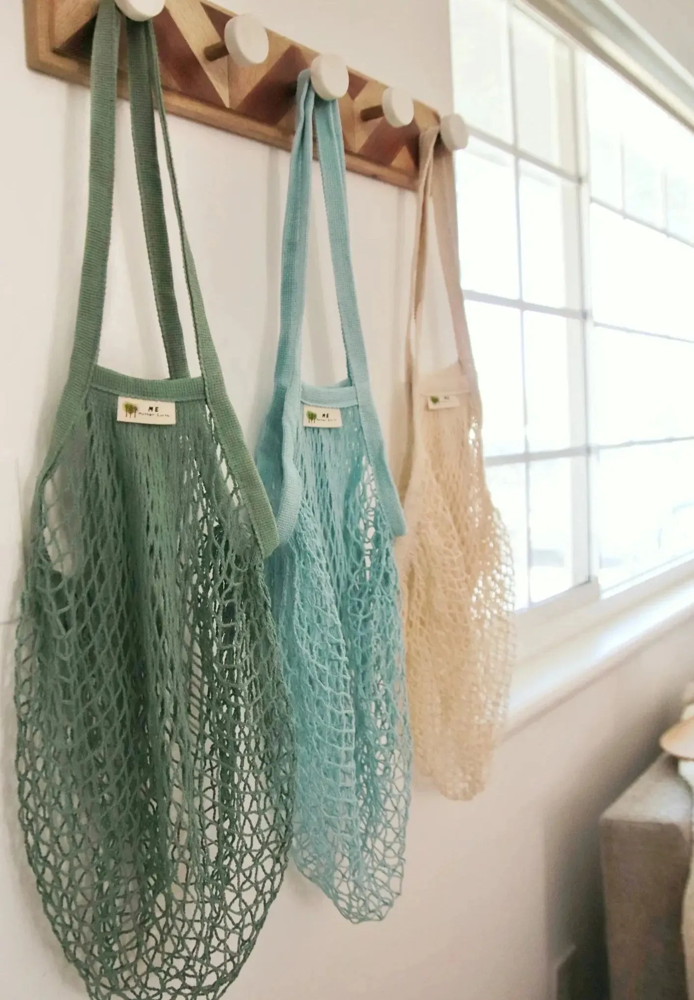 The One Tripper HUGE Mesh Market Bag | Zero Waste | Sage Green