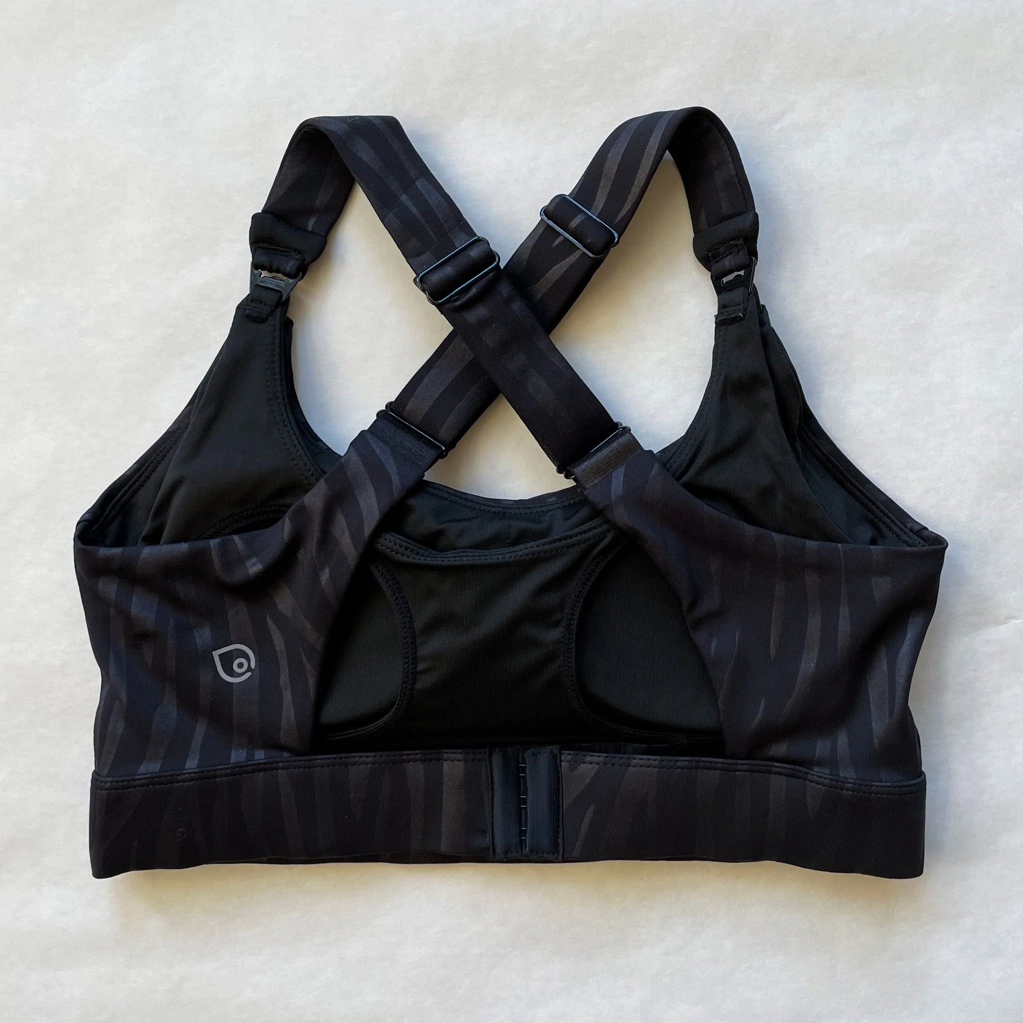 Venice High Impact Full Coverage Nursing Sports Bra (Black Tiger)