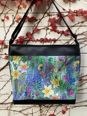 Zip-Up Tote Bag - Nature's Garden